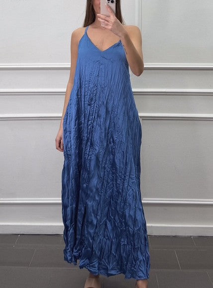 Lang kleed in satijnlook